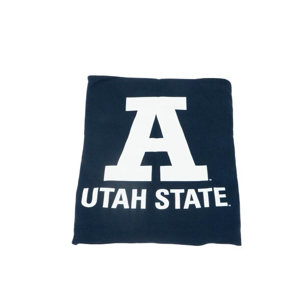 Utah State Block 'A' Sweatshirt Blanket